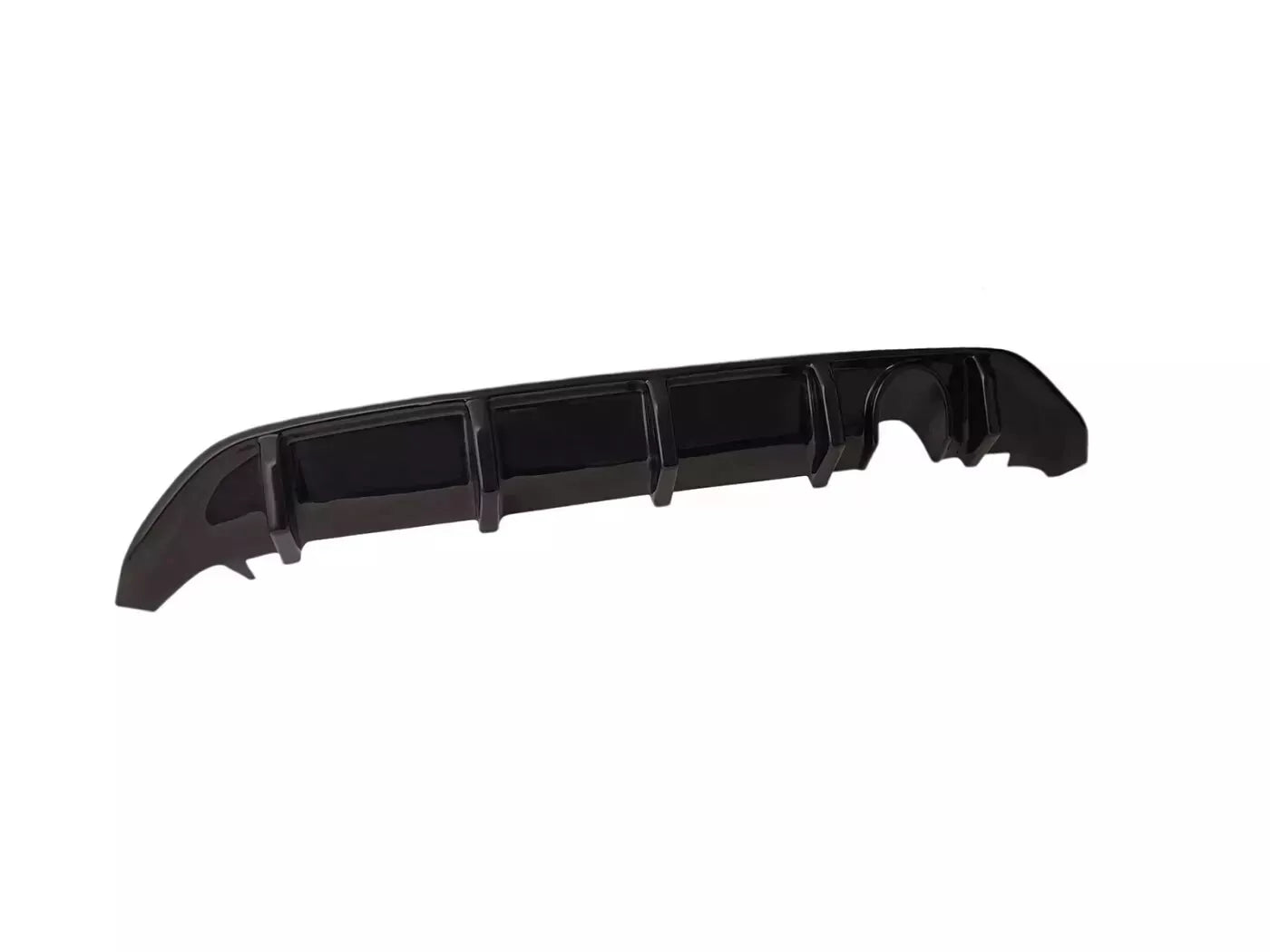 ✨1664✨DIFFUSORE ADATTO PER FORD FIESTA MK8 2017+ ST-LINE NERO LUCIDO✨