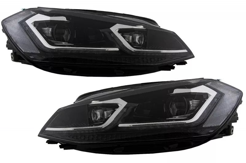 1448⭐FARI ANTERIORI ADATTI PER VW GOLF 7.5 2017-2020 LOOK R LINE DINAMICI LED1⭐