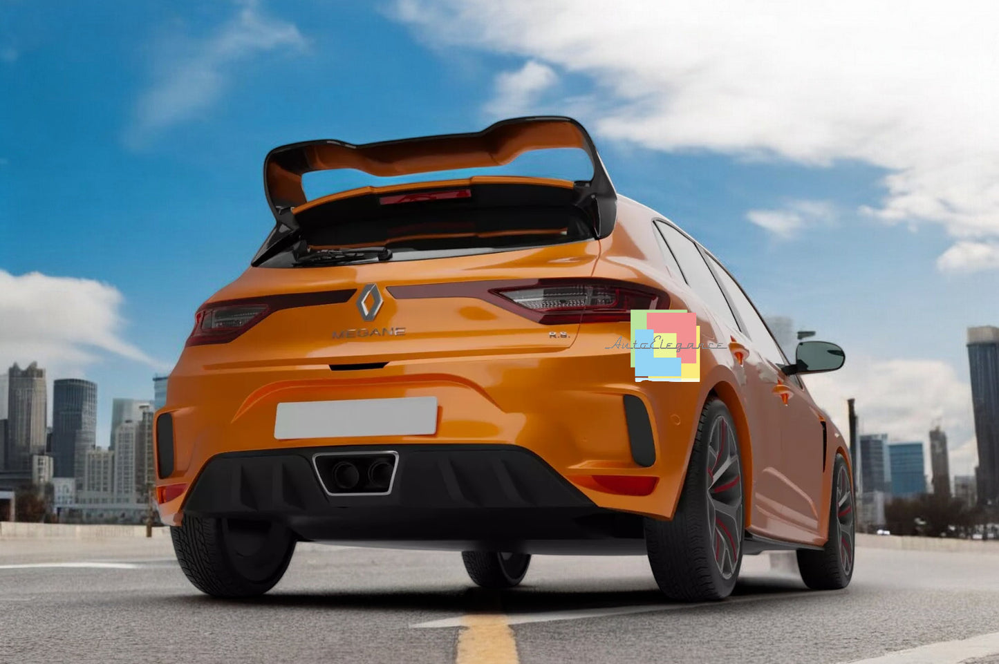 🔥SPOILER ALETTONE POSTERIORE ADATTO PER MEGANE 4 RS - SOLO PER MEGANE 4 RS🔥