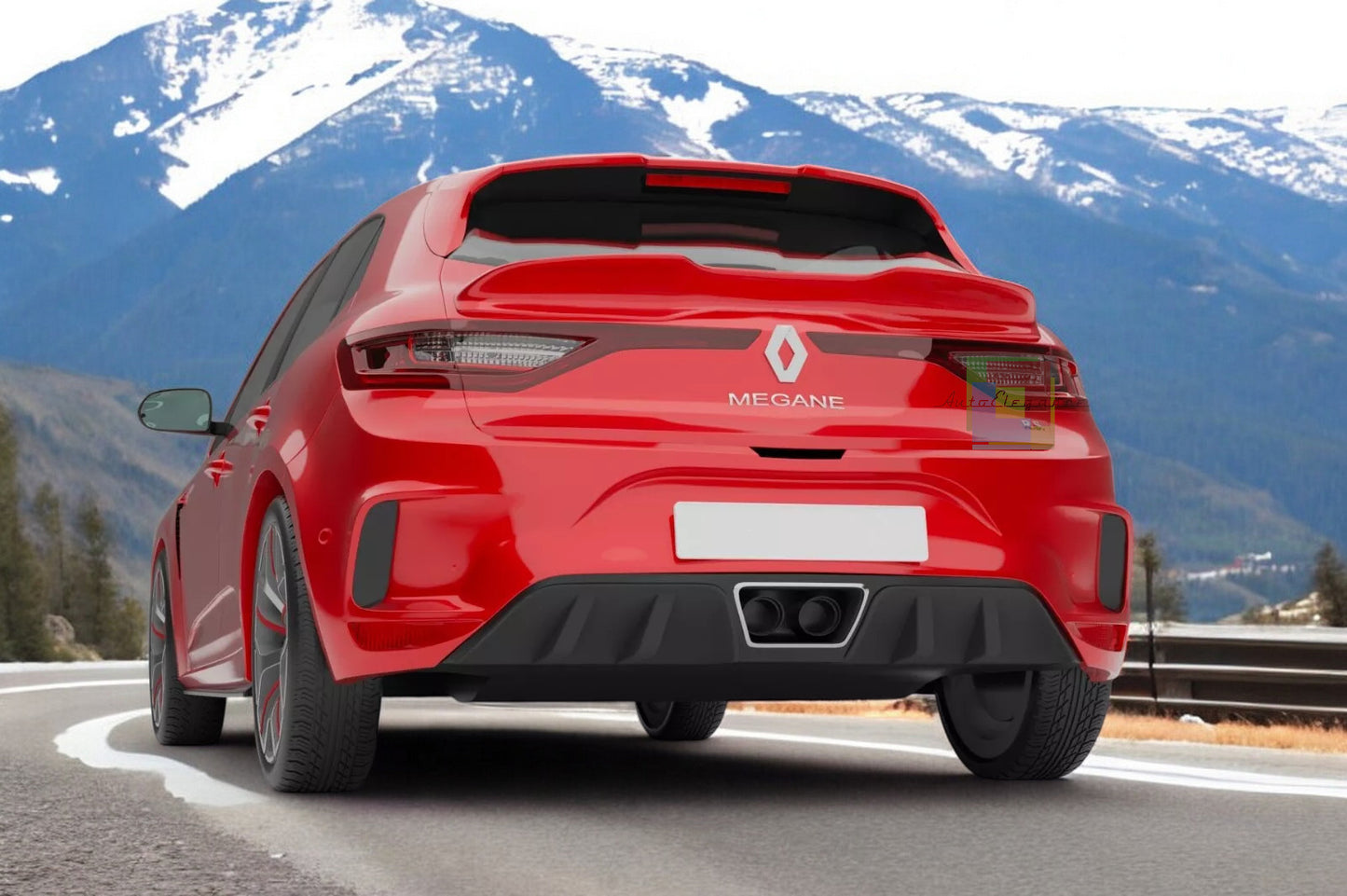 🔥SPOILER ALETTONE POSTERIORE CENTRALE ADATTO PER RENAULT MEGANE 4 (dal 2016)🔥