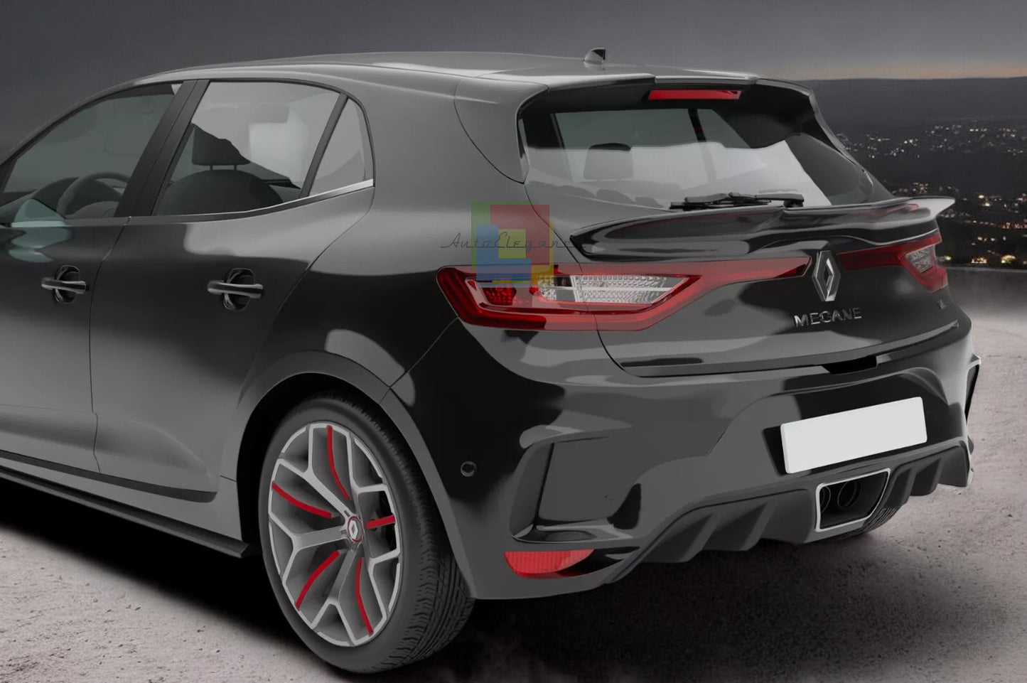 🔥SPOILER ALETTONE POSTERIORE CENTRALE ADATTO PER RENAULT MEGANE 4 (dal 2016)🔥