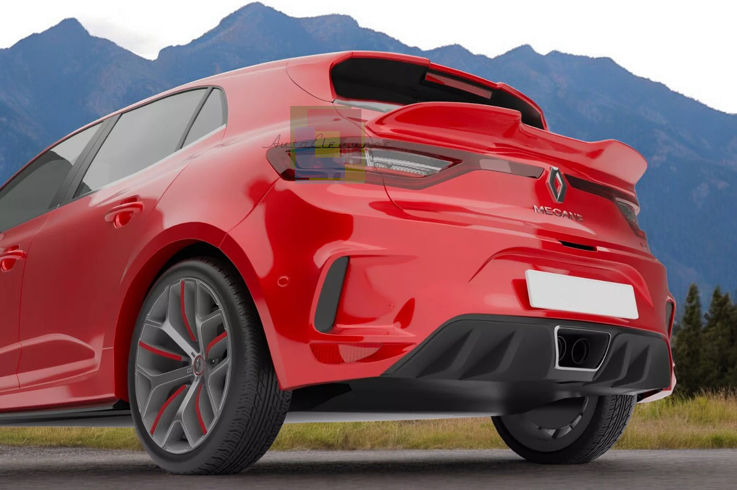 🔥SPOILER ALETTONE POSTERIORE CENTRALE ADATTO PER RENAULT MEGANE 4 (dal 2016)🔥