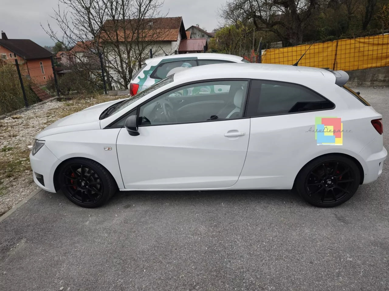 ⭐1585🔥SPOILER ADATTO PER SEAT IBIZA 6J 3 PORTE LOOK CUPRA DESIGN NERO LUCIDO🔥⭐