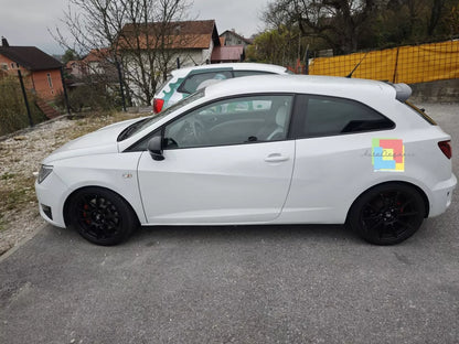 ⭐1585🔥SPOILER ADATTO PER SEAT IBIZA 6J 3 PORTE LOOK CUPRA DESIGN NERO LUCIDO🔥⭐