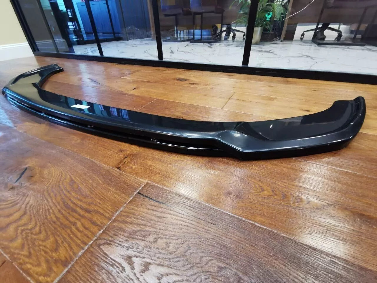 💥⭐1843 SPLITTER ADATTO PER AUDI A6 C8 2018+ S6 NERO SLINE LUCIDO⭐💥