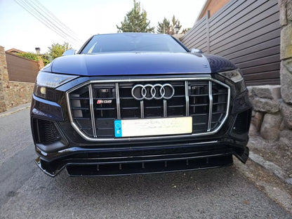 1837✨SPLITTER NERO LUCIDO ADATTO PER AUDI Q8 2018-2024 S-line SQ8 ✨