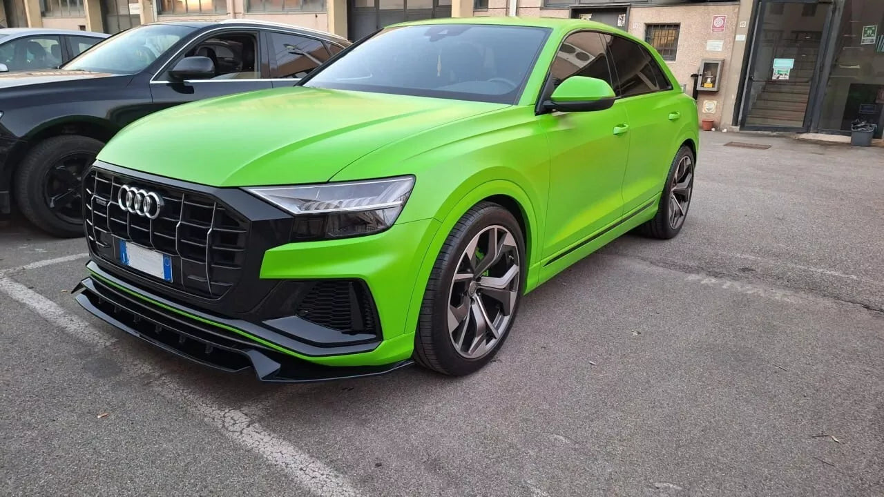 1837✨SPLITTER NERO LUCIDO ADATTO PER AUDI Q8 2018-2024 S-line SQ8 ✨