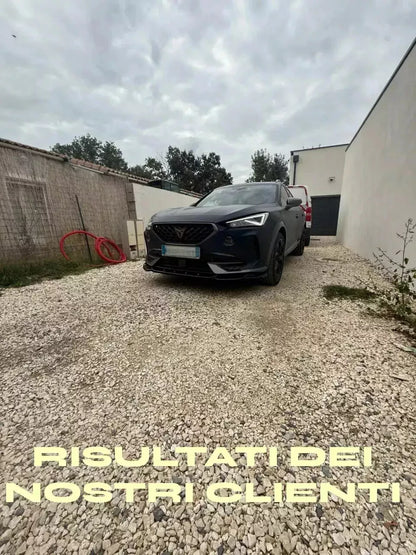 ⭐1340🔥SPLITTER ADATTO PER CUPRA FORMENTOR 2020+ NERO LUCIDO DESIGN SPORTIVO🔥⭐