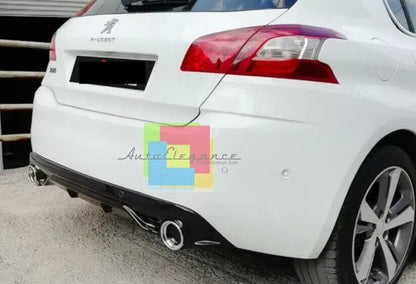 ⭐0254⭐DIFFUSORE NERO LUCIDO PER PEUGEOT 308 II 5 PORTE 13-21 LOOK GTI ⭐