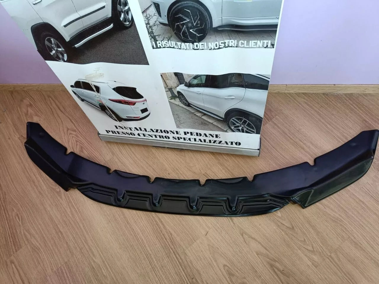 0209🔥SPLITTER ADATTO PER BMW X5 F15 MX5 X6 F16 MX6 2013-2018 NERO LUCIDO🔥