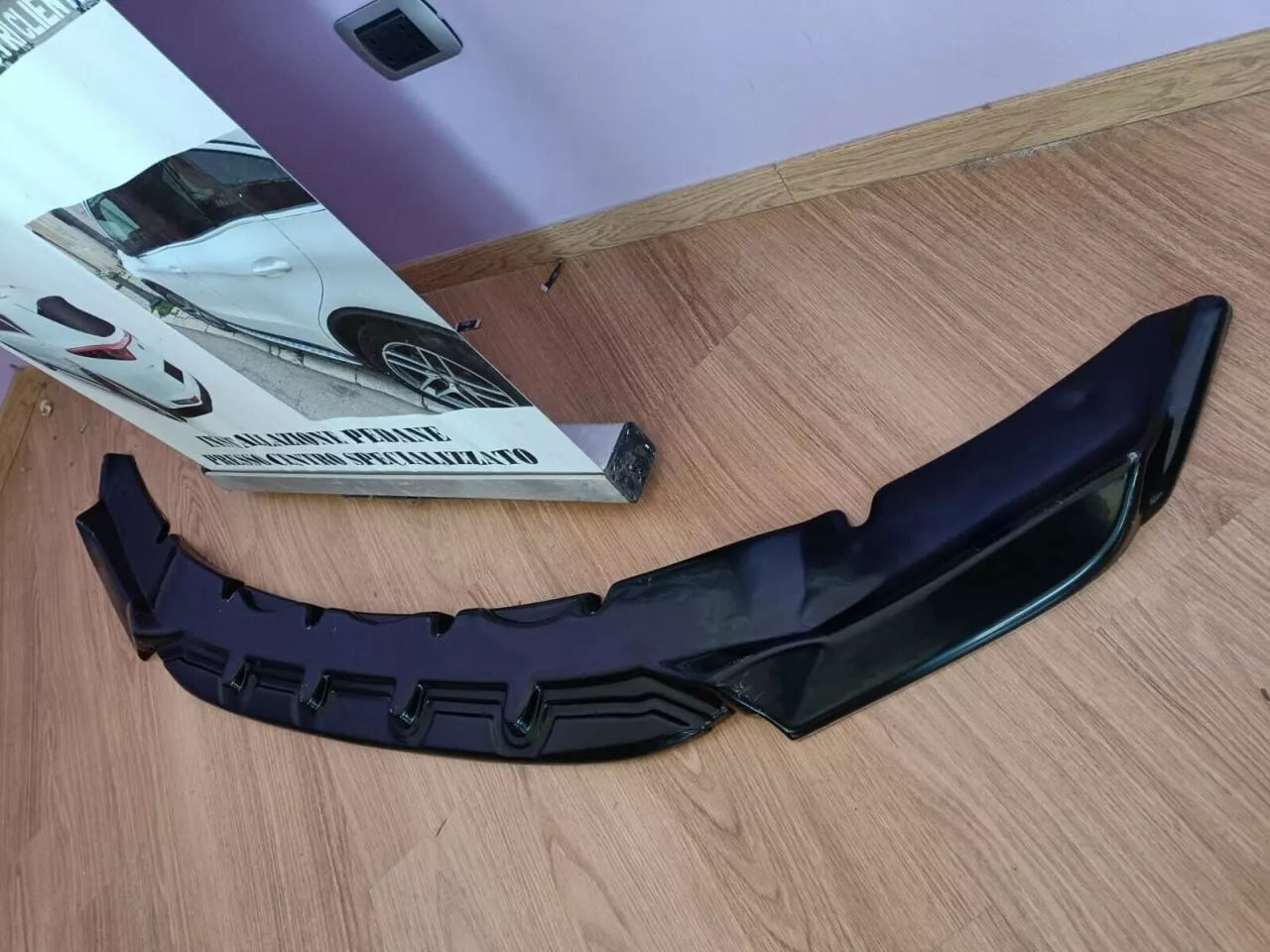 0209🔥SPLITTER ADATTO PER BMW X5 F15 MX5 X6 F16 MX6 2013-2018 NERO LUCIDO🔥