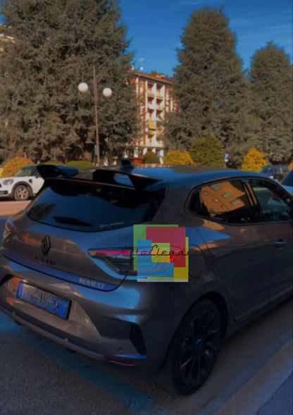 🔥1390 Spoiler adatto per renault clio 5 nero lucido rs per versione standard🔥