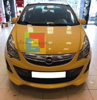 0137⭐SPLITTER SOTTO PARAURTI ADATTO PER OPEL CORSA D 10-14 FACELIFT LOOK OPC ABS