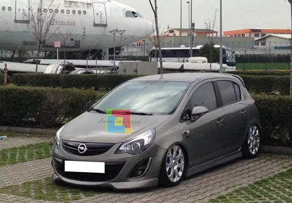 0137⭐SPLITTER SOTTO PARAURTI ADATTO PER OPEL CORSA D 10-14 FACELIFT LOOK OPC ABS