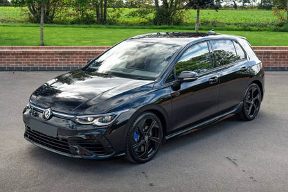 💎1080 MINIGONNE ADATTE PER VW GOLF 8 LOOK R NERO LUCIDO (TOP)💎