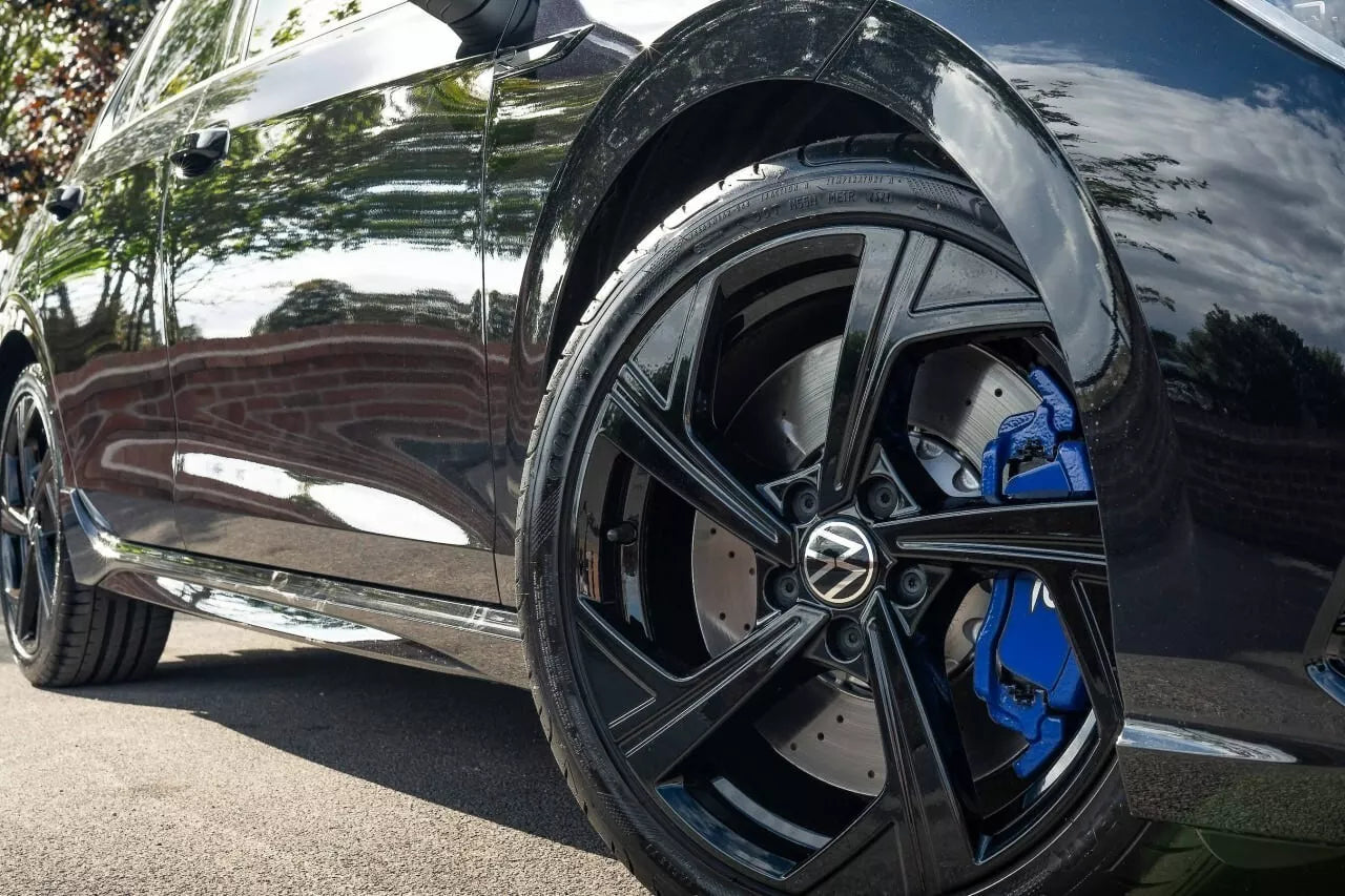 💎1080 MINIGONNE ADATTE PER VW GOLF 8 LOOK R NERO LUCIDO (TOP)💎