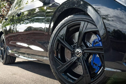 💎1080 MINIGONNE ADATTE PER VW GOLF 8 LOOK R NERO LUCIDO (TOP)💎