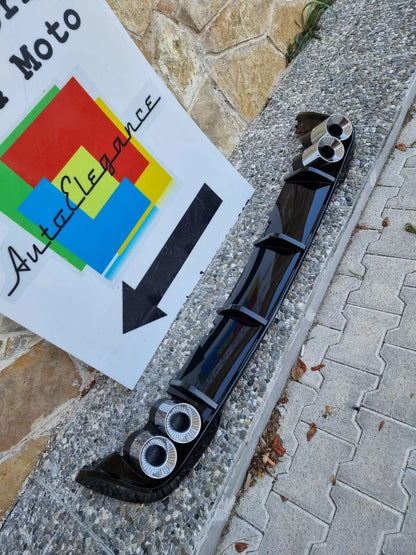 0131⭐DIFFUSORE ADATTO PER VW GOLF 8 LOOK R TERMINALI 2+2⭐