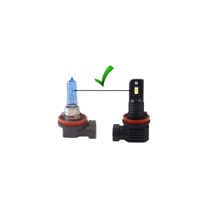 💕 KIT LED H11 OPEL COMBO FENDINEBBIA 6000K BIANCO 6000 LUMEN 💕