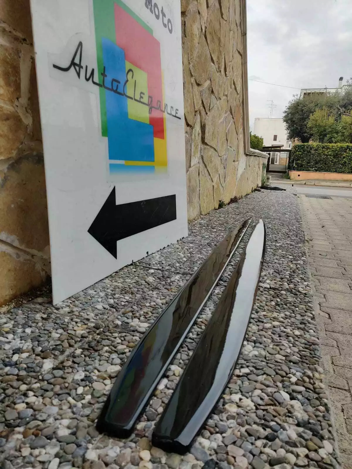 1562🔥FLAPS SOTTO MINIGONNE  ADATTE PER ALFA ROMEO MITO ABS NERO LUCIDO🔥