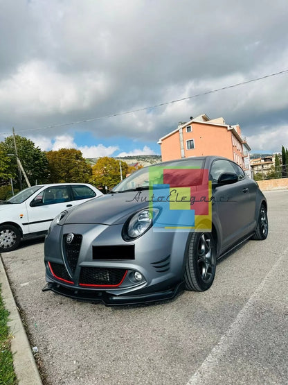 1562🔥FLAPS SOTTO MINIGONNE  ADATTE PER ALFA ROMEO MITO ABS NERO LUCIDO🔥