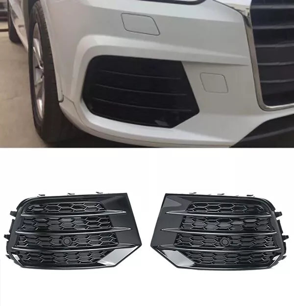 GRIGLIE FENDINEBBIA NERE PER AUDI Q3 2014-2017 STANDARD RS Design