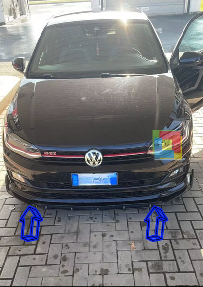 🔥0037 SPLITTER ADATTO PER VW Polo Aw1  gti🔥