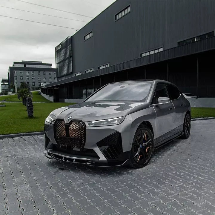 🔥2119 SOTTO MINIGONNE ADATTO PER BMW iX i20 2021+ MSPORT NERO LUCIDO🔥