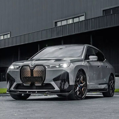🔥2119 SOTTO MINIGONNE ADATTO PER BMW iX i20 2021+ MSPORT NERO LUCIDO🔥