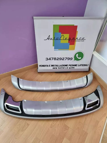 🔥015 SPOILER SOTTO PARAURTI ANTERIORE + POSTERIORE ABS ADATTO PER FIAT TIPO🔥