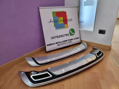 🔥015 SPOILER SOTTO PARAURTI ANTERIORE + POSTERIORE ABS ADATTO PER FIAT TIPO🔥