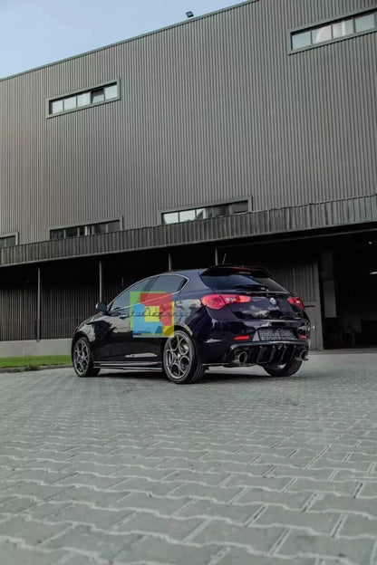 1924🔥DIFFUSORE ADATTO PER ALFA ROMEO GIULIETTA LOOK TUNING NERO LUCIDO 🔥