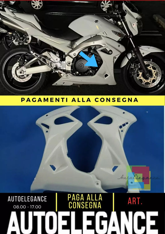Per Suzuki GSR 600 2006/10 Carenatura laterale Tuning - Sinistra + Destra Nuovo