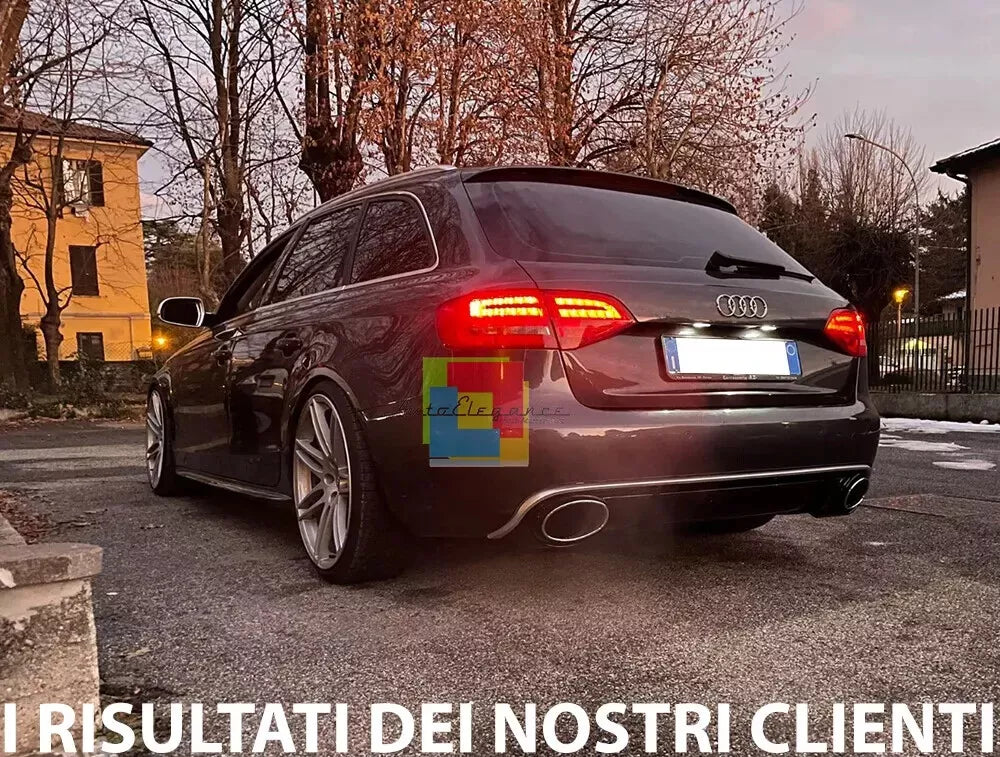 1263🔥DIFFUSORE IN ABS RS4 SOTTO PARAURTI AUDI A4 B8 8K 2008-12 AVANT BERLINA🔥