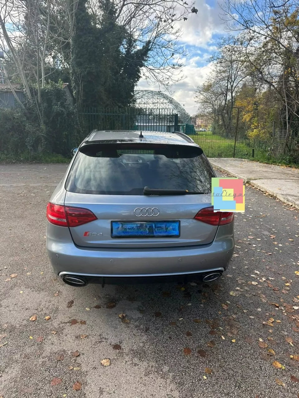 1263🔥DIFFUSORE IN ABS RS4 SOTTO PARAURTI AUDI A4 B8 8K 2008-12 AVANT BERLINA🔥