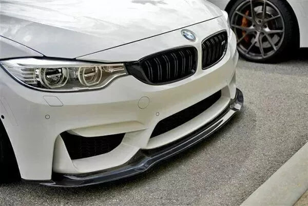 0767🔥SPLITTER ADATTO PER BMW SERIE 3 F80 2014-2018 M3 NERO LUCIDO🔥
