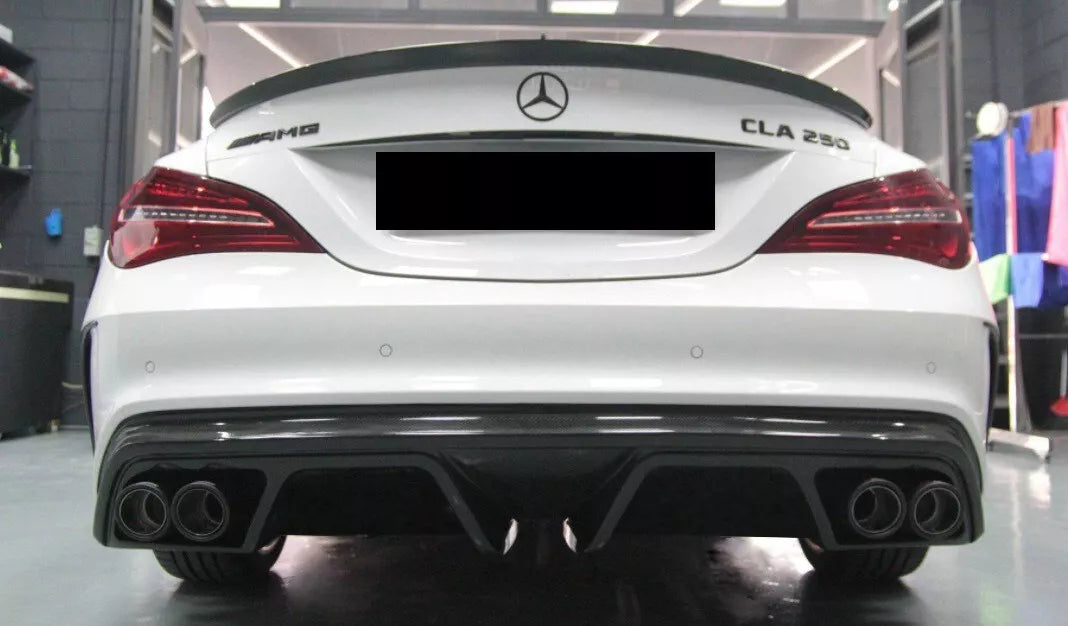 🔥2112 DIFFUSORE ADATTO PER MERCEDES BENZ CLA W117 2013-17 GREZZO LOOK TUNING🔥