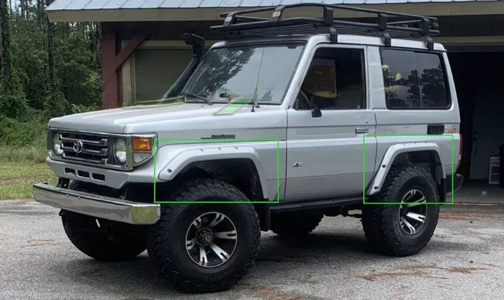 🔥PARAFANGHI ALLARGATI ADATTO PER Toyota Land Cruiser HZJ70 BJ70🔥