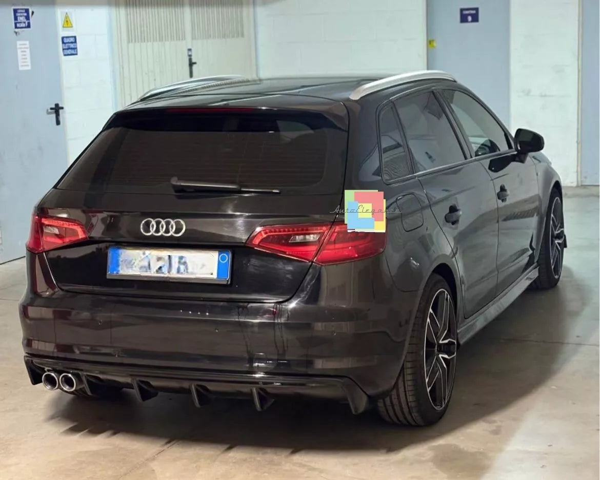 0964🔥MINIGONNE LATERALI PER AUDI A3 8V SPORTBACK 2012-19 SOTTO PORTA S3 SLINE🔥
