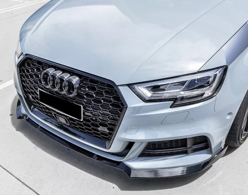 🔥0457 GRIGLIA PER AUDI A3 8V 2017-2020 NIDO D'APE BLACK RS3 FORO ACC RADAR🔥