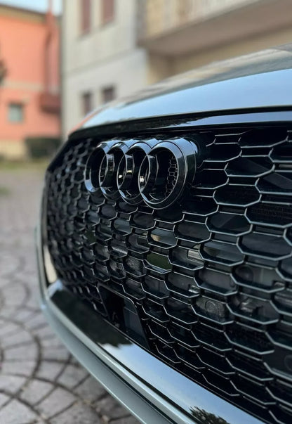 🔥0457 GRIGLIA PER AUDI A3 8V 2017-2020 NIDO D'APE BLACK RS3 FORO ACC RADAR🔥