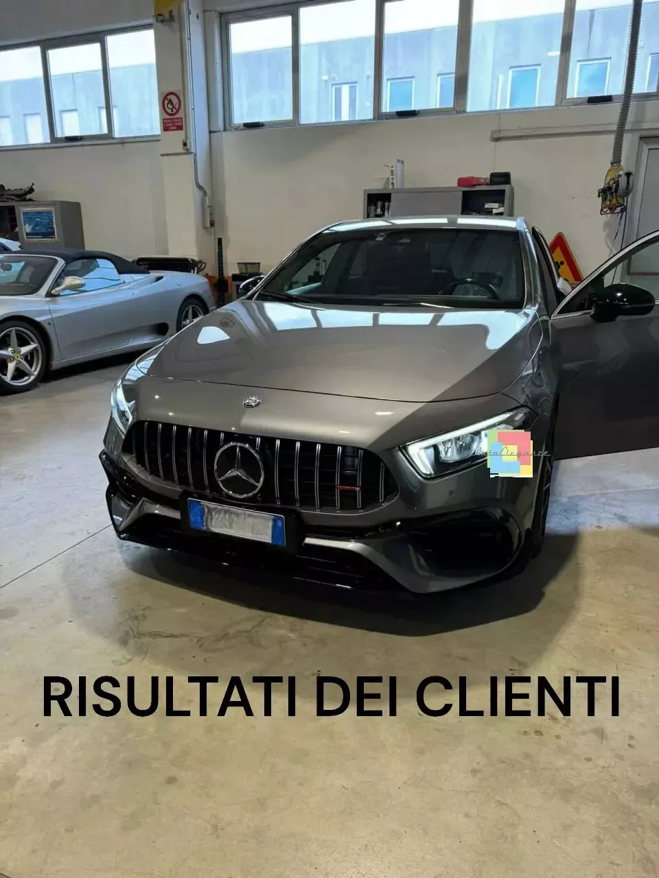 🔥0221 PARAURTI ANTERIORE ADATTO PER MERCEDES CLASSE A W177 LOOK AMG A45S A45🔥