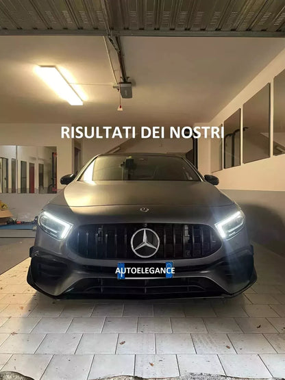 🔥0221 PARAURTI ANTERIORE ADATTO PER MERCEDES CLASSE A W177 LOOK AMG A45S A45🔥