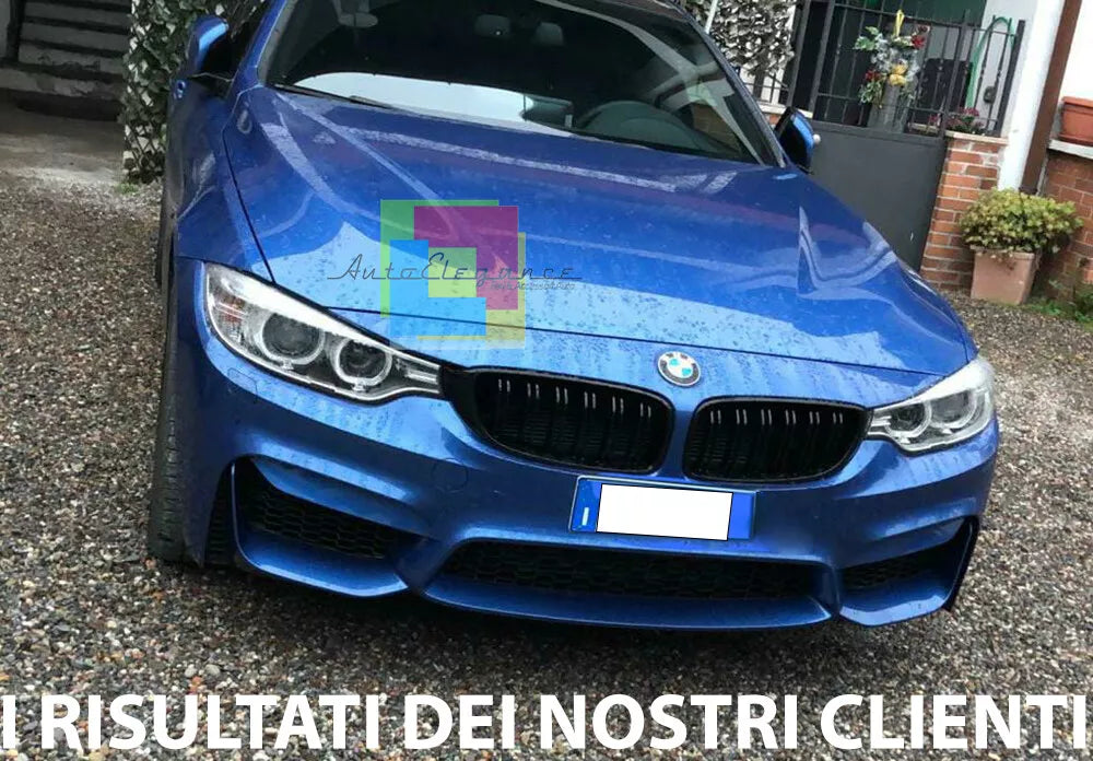 0698🔥BMW SERIE 4 F32 F33 F36 PARAURT ANTERIORE COMPLETO DESIGN M4 ABS/PLASTIC🔥