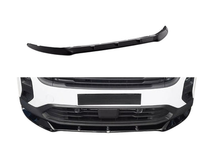🔥SPLITTER ANTERIORE ADATTO PER FORD TRANSIT CORRIERE MK2 2023 ABS NERO LUCIDO🔥