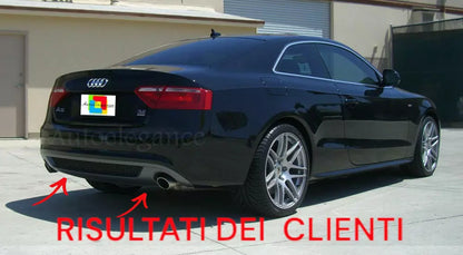 🔥0833 DIFFUSORE ADATTO PER AUDI A5 COUPE 2007-2011 LOOK SLINE 1+1 GREZZO🔥