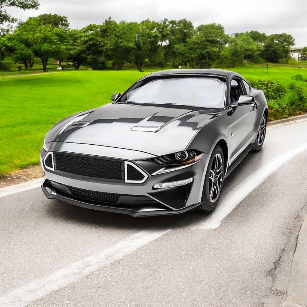 🔥griglia superiore LED griglia nero Adatto Per Ford Mustang 18-20 GT EcoBoost🔥