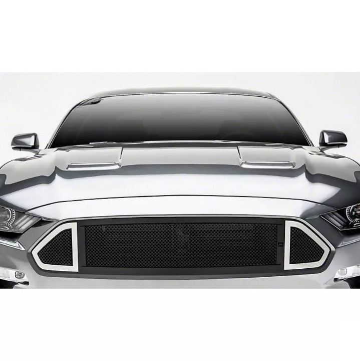 🔥griglia superiore LED griglia nero Adatto Per Ford Mustang 18-20 GT EcoBoost🔥
