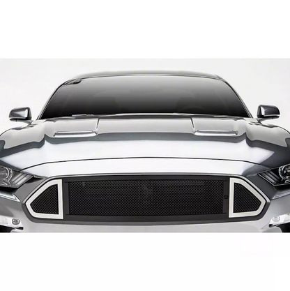 🔥griglia superiore LED griglia nero Adatto Per Ford Mustang 18-20 GT EcoBoost🔥