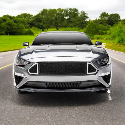 🔥griglia superiore LED griglia nero Adatto Per Ford Mustang 18-20 GT EcoBoost🔥